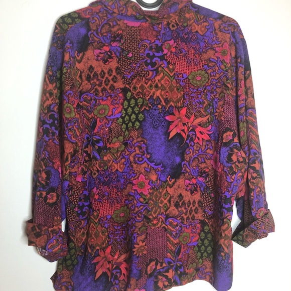 Vintage michelle stuart blouse medium - Picture 3 of 5